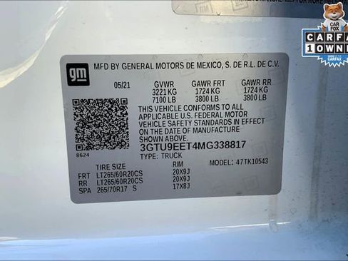 Used 2021 GMC Sierra 1500 AT4 w/ AT4 Value Package image 31