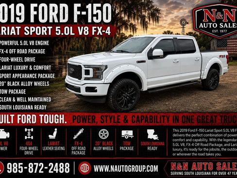 Used 2019 Ford F150 Lariat w/ Equipment Group 502A Luxury AWD/4WD image 1