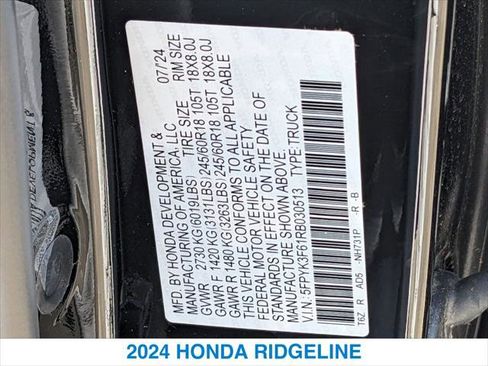 New 2024 Honda Ridgeline TrailSport image 26