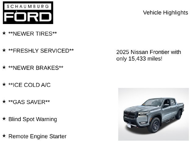 Used 2025 Nissan Frontier PRO-4X AWD/4WD image 8