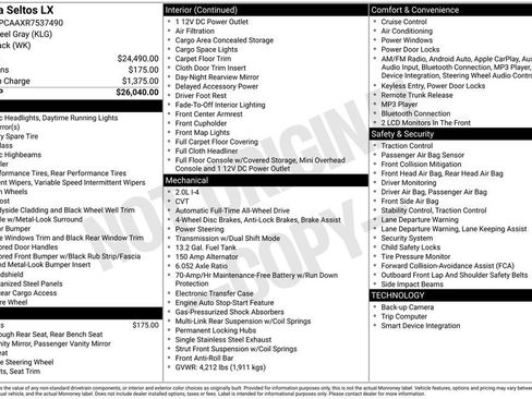 Certified 2024 Kia Seltos LX image 36