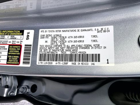 Used 2024 Toyota Tacoma Limited image 37