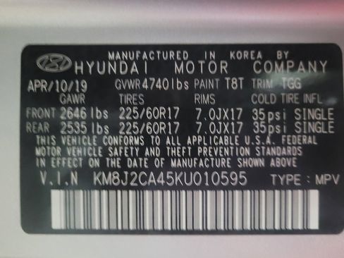 Used 2019 Hyundai Tucson SE w/ Cargo Package AWD/4WD image 33