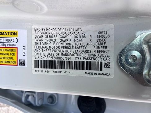 Used 2024 Honda Civic Sport image 14