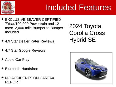 Used 2024 Toyota Corolla Cross AWD Hybrid image 4