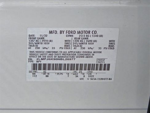 Used 2022 Lincoln Nautilus Reserve w/ Luxury Package image 22