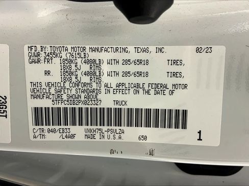 Used 2023 Toyota Tundra TRD Pro AWD/4WD image 36