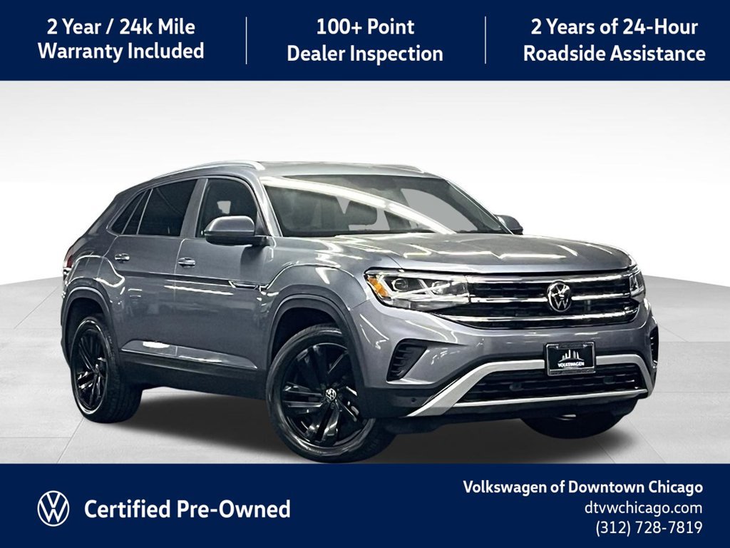 Used 2023 Volkswagen Atlas Cross Sport SE w/ Black Wheel Package AWD/4WD 360° Tour