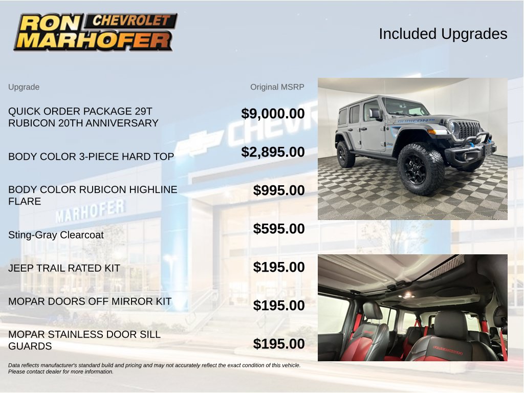 Used 2023 Jeep Wrangler Unlimited Rubicon 4xe AWD/4WD image 6