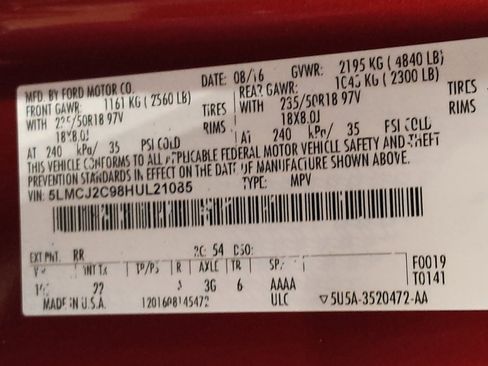 Used 2017 Lincoln MKC Select w/ Select Plus Package image 33