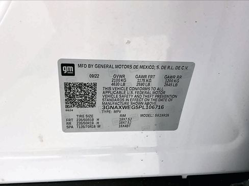 Used 2023 Chevrolet Equinox RS w/ RS Leather Package AWD/4WD image 19