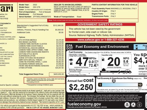 Certified 2022 Ferrari 296 GTB image 2