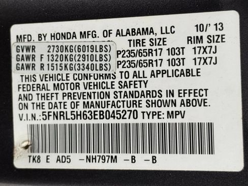 Used 2014 Honda Odyssey EX-L image 42