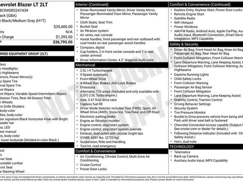 Used 2024 Chevrolet Blazer LT image 2