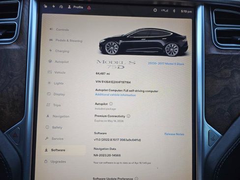 Used 2017 Tesla Model S 75D image 2