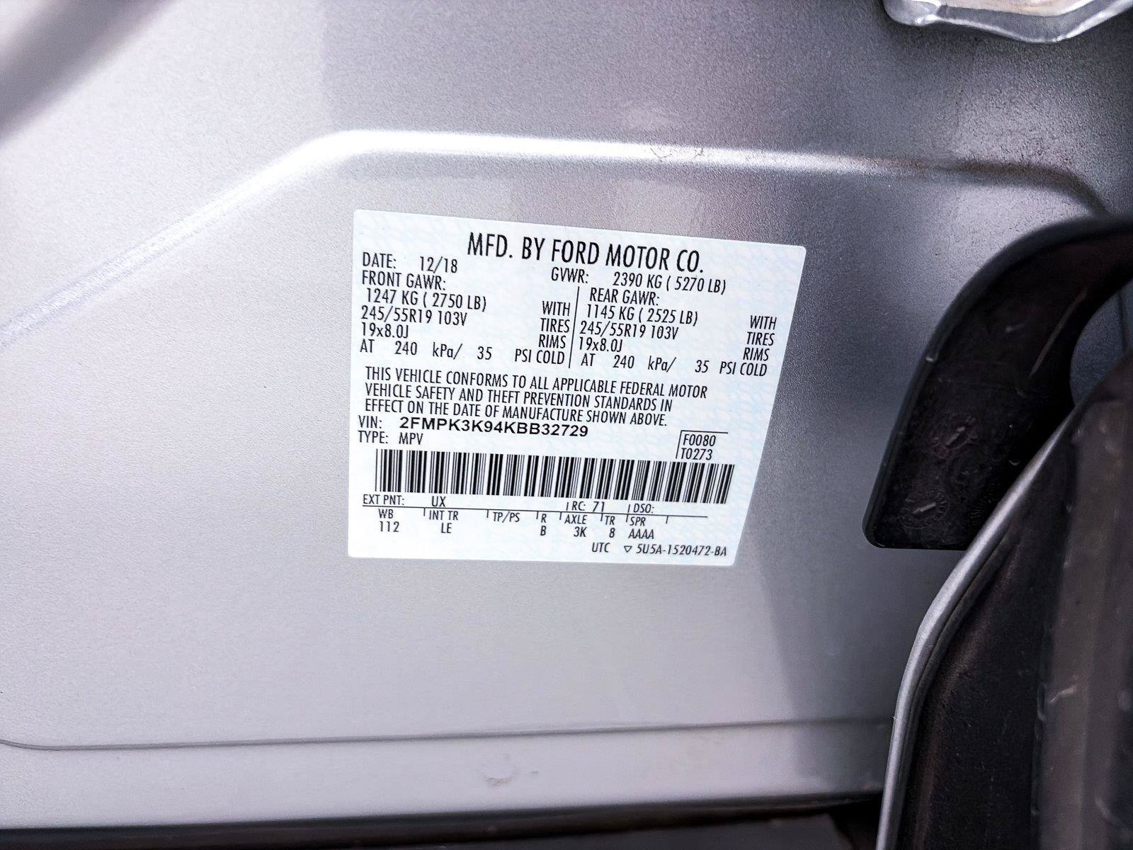 Used 2019 Ford Edge Titanium FWD image 38