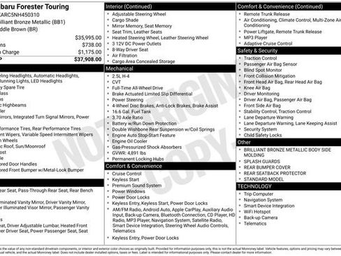 Used 2022 Subaru Forester Touring image 13