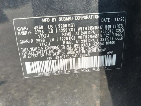 Used 2021 Subaru Outback Premium AWD/4WD image 23