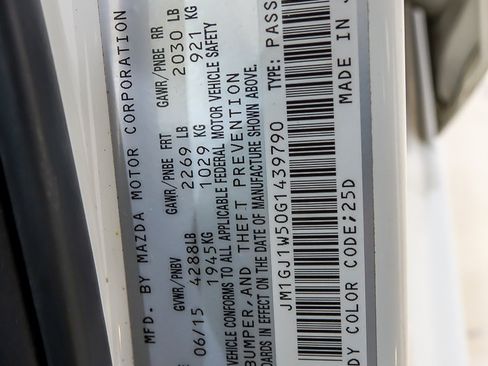 Used 2016 MAZDA MAZDA6 Grand Touring image 39