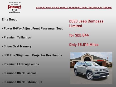 Used 2023 Jeep Compass Limited w/ Elite Group AWD/4WD image 10