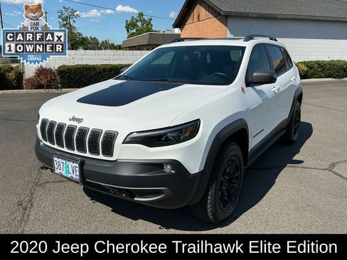 Used 2020 Jeep Cherokee Trailhawk AWD/4WD image 1
