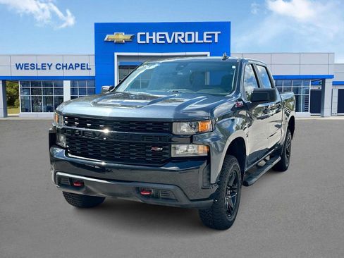 Certified 2021 Chevrolet Silverado 1500 Custom Trail Boss w/ Safety Confidence Package AWD/4WD image 1
