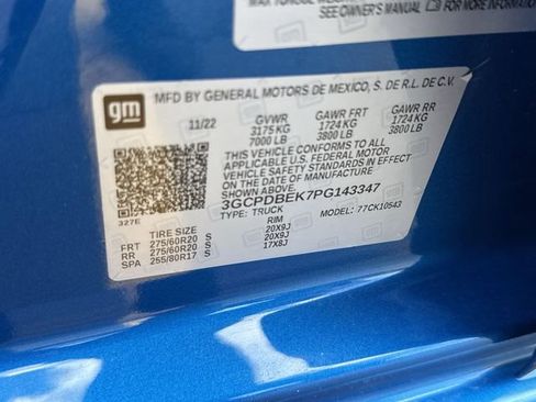 Certified 2023 Chevrolet Silverado 1500 Custom w/ LPO, Dark Essentials Package AWD/4WD image 26