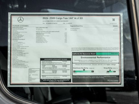 New 2026 Mercedes-Benz Sprinter 2500 image 21