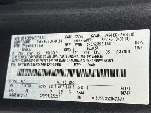 Used 2021 Ford F150 XLT w/ Equipment Group 302A High AWD/4WD image 33