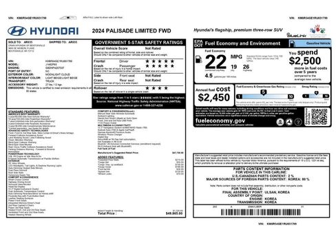 Used 2024 Hyundai Palisade Limited image 2