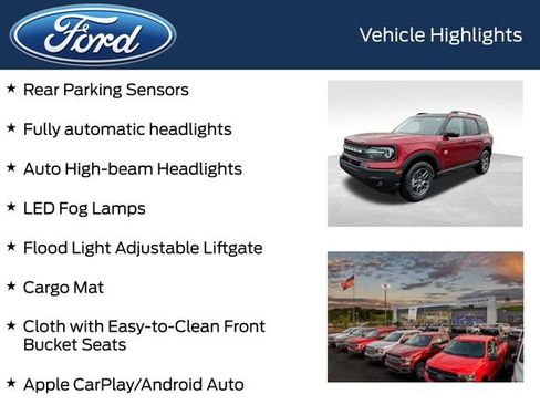 New 2026 Ford Bronco Sport Big Bend w/ Convenience Package AWD/4WD image 12