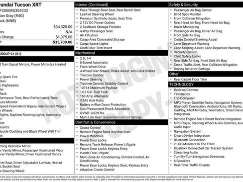 Used 2024 Hyundai Tucson XRT FWD image 10