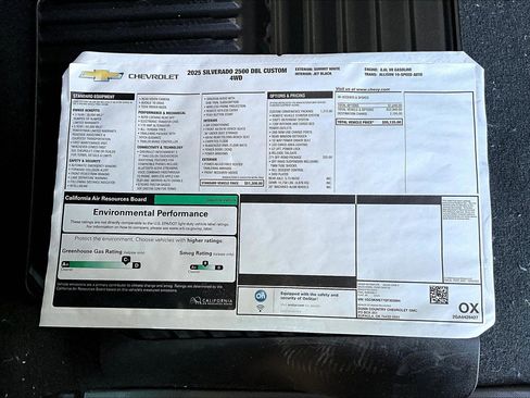 New 2025 Chevrolet Silverado 2500 Custom w/ Custom Convenience Package image 14