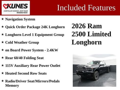 New 2026 RAM 2500 Limited AWD/4WD image 3