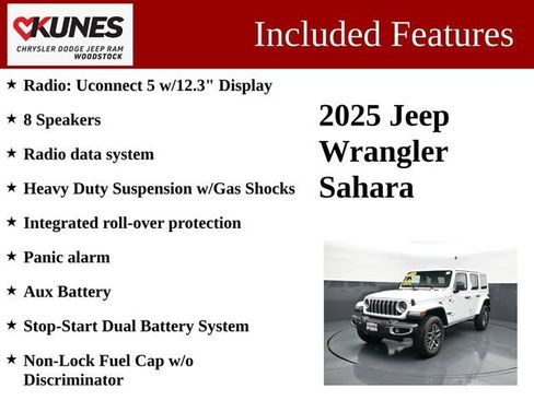 Used 2025 Jeep Wrangler Unlimited Sahara AWD/4WD image 3