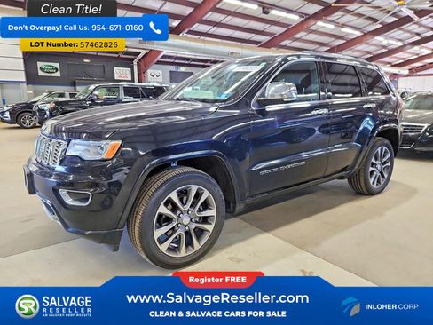 Used 2018 Jeep Grand Cherokee Overland AWD/4WD image 1