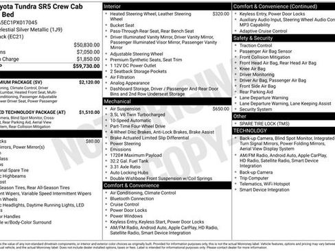 Used 2023 Toyota Tundra SR5 w/ SR5 Premium Package AWD/4WD image 33