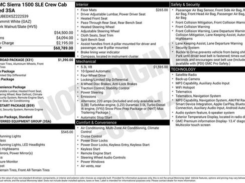 Used 2025 GMC Sierra 1500 SLE w/ X31 Off-Road Package AWD/4WD image 5