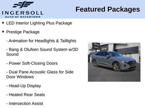 Used 2024 Audi Q8 e-tron Prestige w/ Prestige Package AWD/4WD image 15