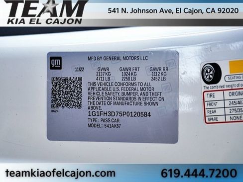 Used 2023 Chevrolet Camaro SS image 40