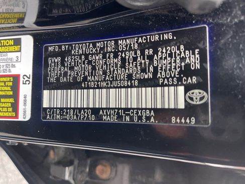 Used 2018 Toyota Camry XLE image 30