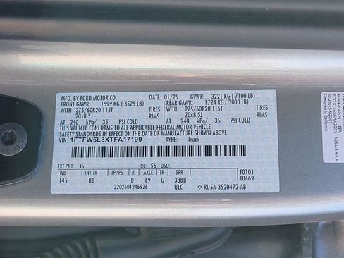 New 2026 Ford F150 Lariat w/ Equipment Group 502A High image 11