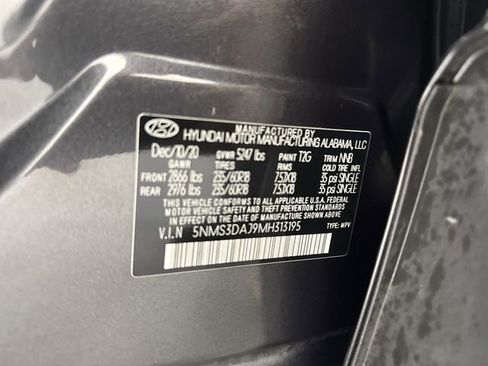 Used 2021 Hyundai Santa Fe SEL w/ Convenience + Premium Package AWD/4WD image 38