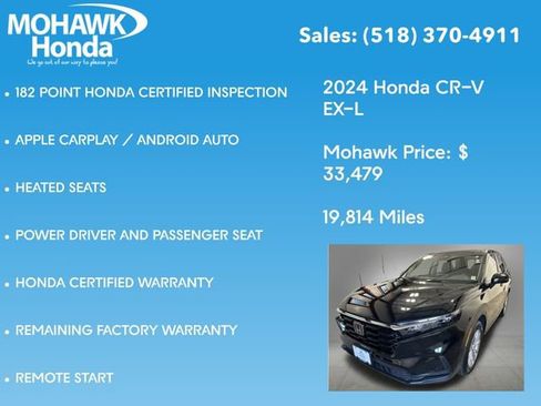 Certified 2024 Honda CR-V EX-L image 16