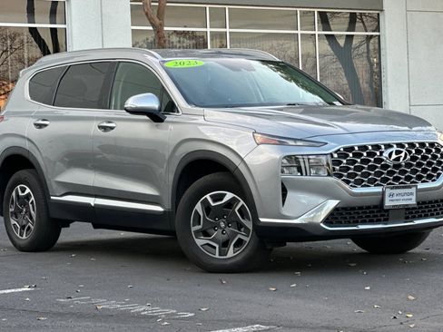 Used 2023 Hyundai Santa Fe Blue image 1