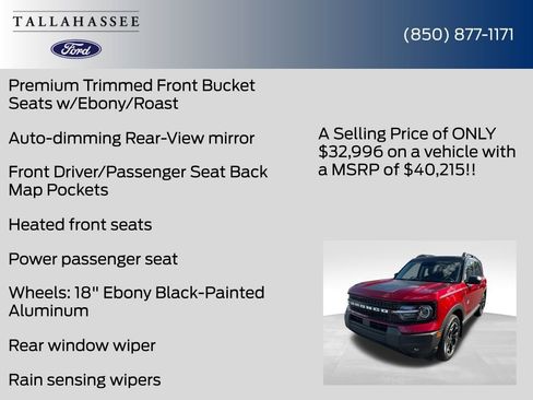 New 2025 Ford Bronco Sport Outer Banks w/ Topo Graphic Package image 23