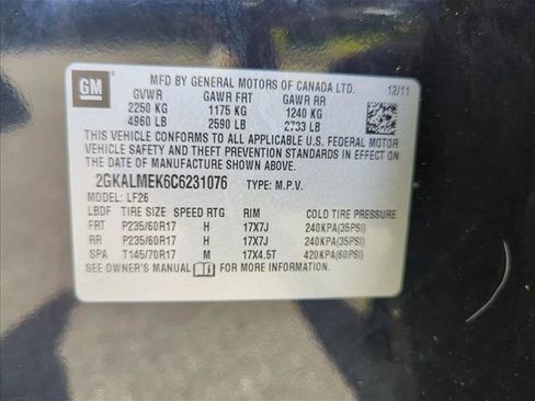 Used 2012 GMC Terrain SLE FWD image 25
