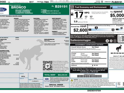 Used 2023 Ford Bronco Wildtrak AWD/4WD image 16