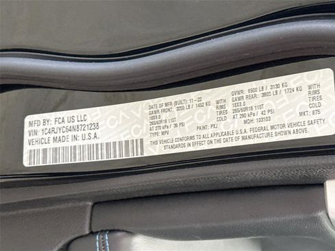 Used 2022 Jeep Grand Cherokee Trailhawk w/ Advanced Protech Group II AWD/4WD image 33