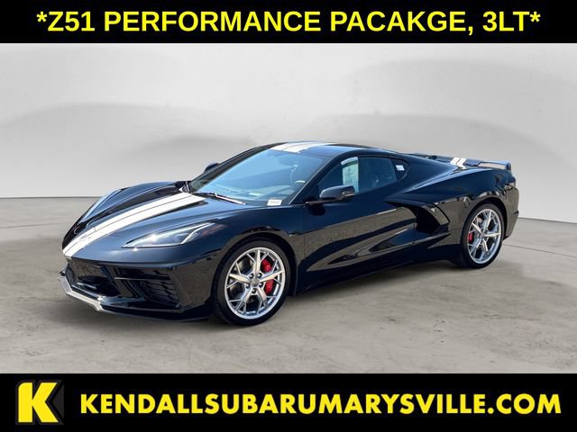 Used 2023 Chevrolet Corvette Stingray Premium Cpe w/ Z51 Performance Package RWD image 1